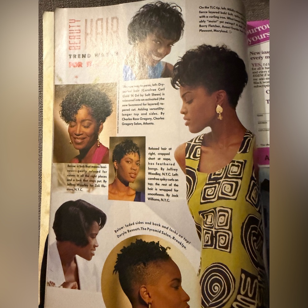 ICONIC ESSENCE MAGAZINE January 1993 Natural Hair & Beauty Health Eartha Kitt - Picture 3 of 11
